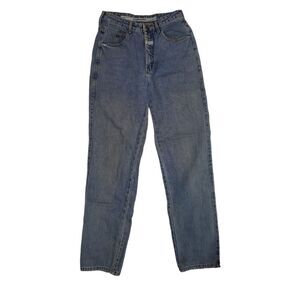 VINTAGE 80s Girbaud stone‎ washed high rise tapered carrot jeans 6